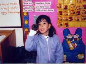 Figure 2. Ximena brought a nest to school that she had found on a tree in her garden.