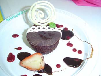 Figure 44. The children turned a cupcake into a gourmet-looking dessert.