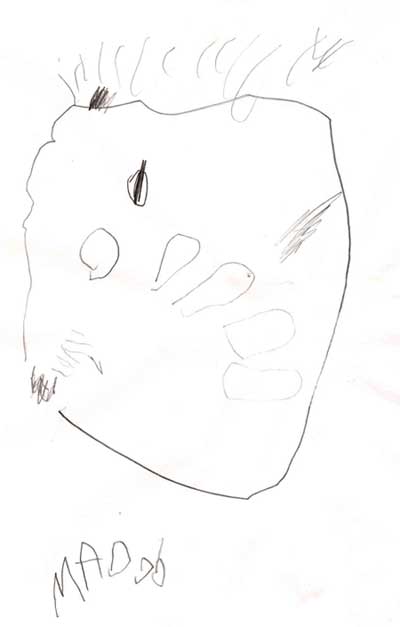 Figure 18. Maddy drew a picture of LaHouse.